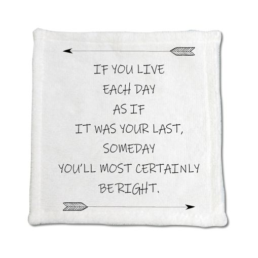 楽天市場 英語 名言 グッズ ハンドタオル If You Live Each Day 165 アロー 0mm 0mm オリジナル おすすめ かっこいい 父の日 オリジナルグッズ専門店ファンクリ