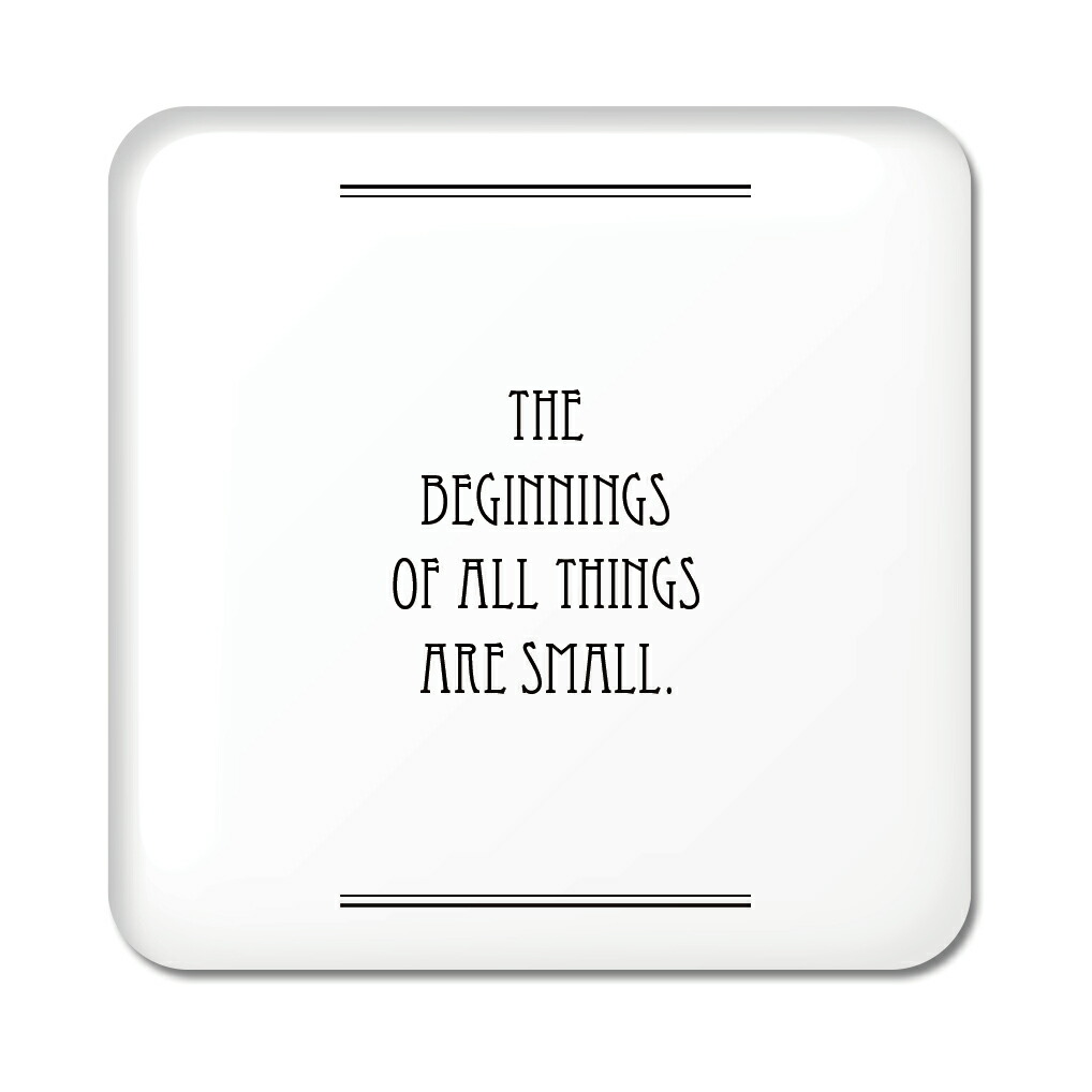 楽天市場 英語 名言 グッズ 缶バッジ スクエア The Beginnings 49 ライン 四角 缶バッチ 缶バッヂ ギフト 格言 おもしろ コレクション 雑貨 ポジティブグッズ Pstv 部活 引退 クリスマス スポーツ オリジナルグッズ専門店ファンクリ