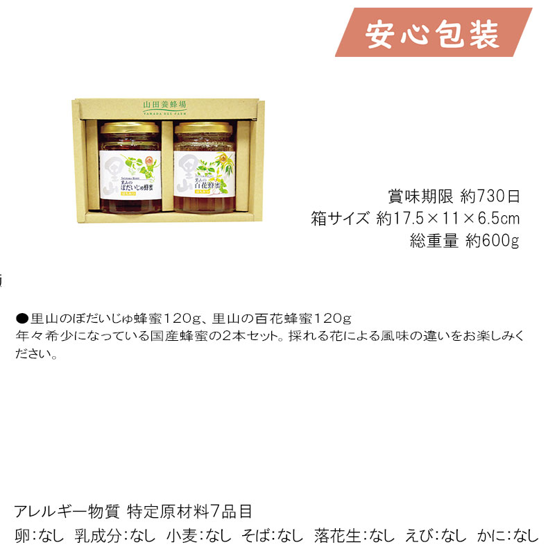 選ばれる理由がある 御中元 おすすめ 山田養蜂場 国産はちみつ2本セット お中元