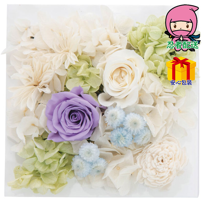 【月間優良ショップ獲得】母の日 花以外 2026 【送料無料 5981円以上1万円以下】 春ギフト プレゼント 卒業 入学 就職 新生活 プリザーブドウォールフラワー（スクエア）室内装飾品 花・グリ－ン ドライアレンジ花
