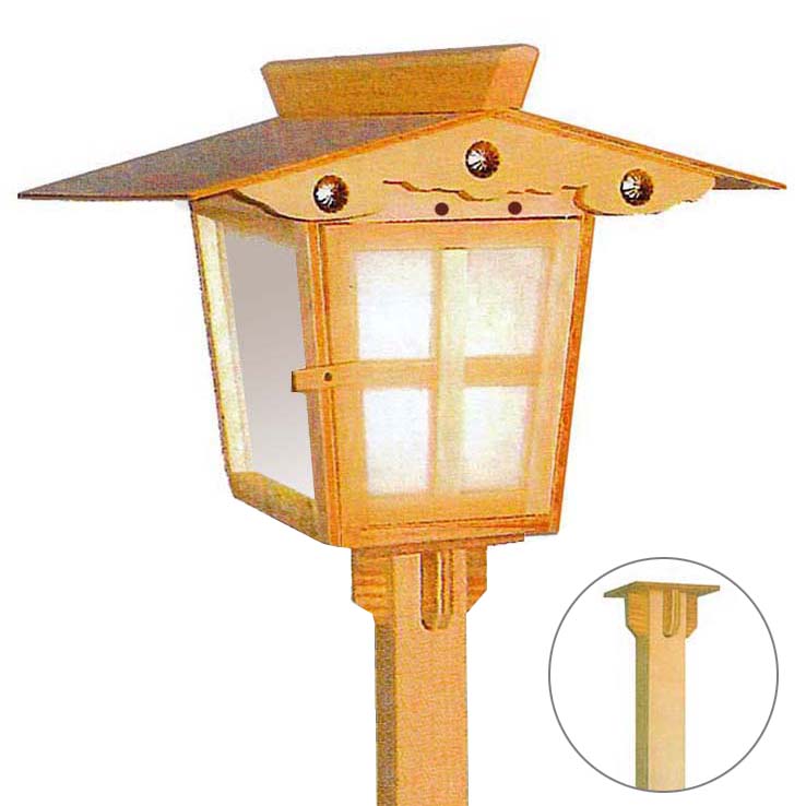 おすすめ 高灯籠 野灯呂 おすすめ ふれあいgift 高灯籠 野灯呂 燈籠 故人への感謝を込め冥福を祈る心 仏壇 仏具 神具 平屋根 電装 電球40w 10mコード付 オリジナル脚折れ式 立ち灯籠 Is脚付 店