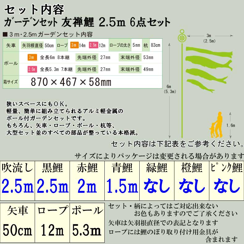 日本最大の こいのぼり 子供の日 端午の節句 5月5日 お祝い 鯉のぼり こいのぼり おしゃれ お洒落 庭 屋外 ポール付 カ ーテ ンセット 友禅鯉 2 5ｍ 6点セット オシャレ ふれあいgift 店 7 Offセール Broccolistudios Com