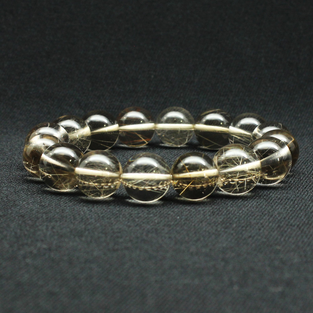 【静かなる強運】シルバールチルクォーツ 一点物 14mm 【 GHB131･52g】 金運上昇、仕事運向上、邪気払い、集中力向上、精神力強化 プレゼント 贈り物 水晶 浄化発送 ギフト 京海堂｜ジーラブ店