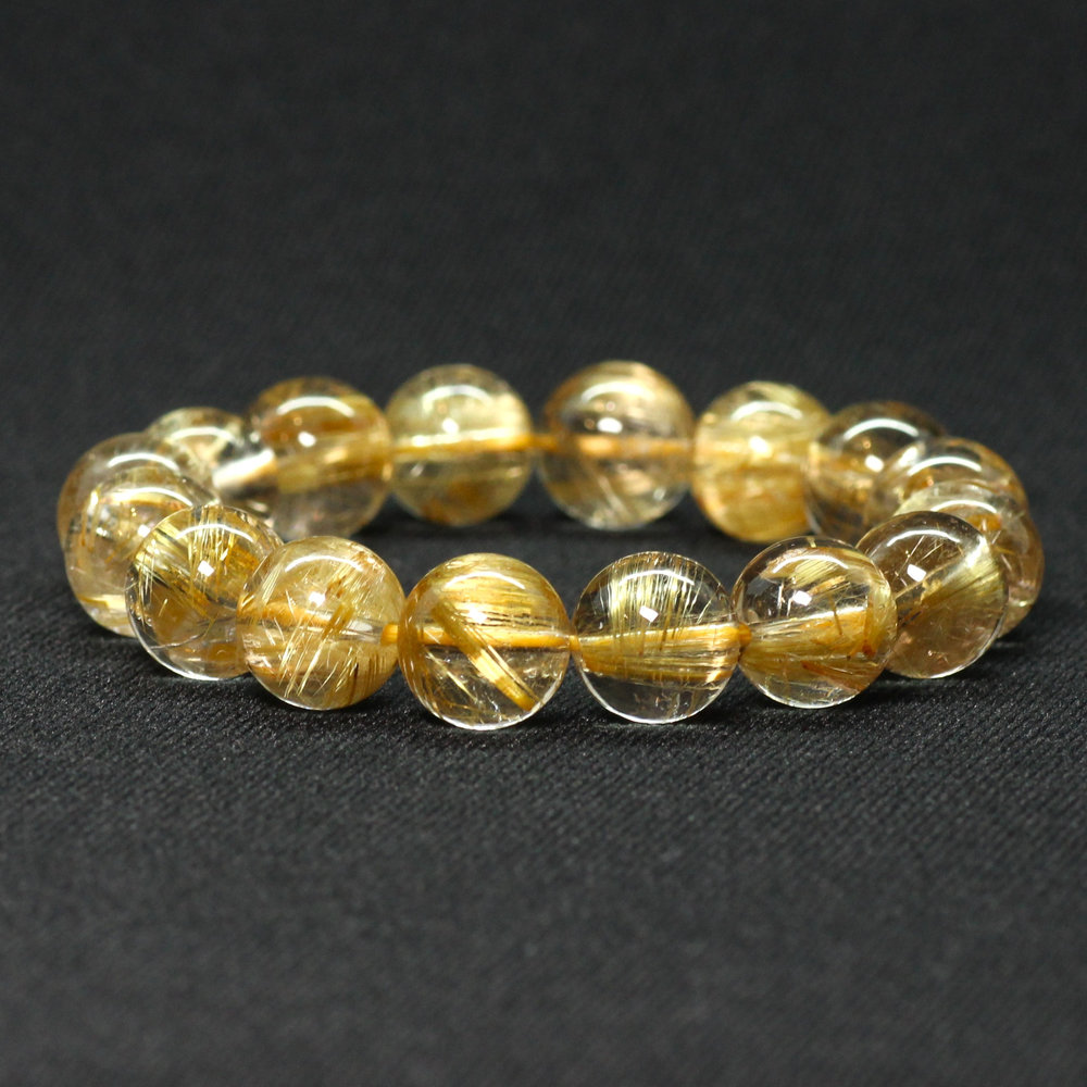 最高峰ランク金針ルチル 透明感が段違いクォーツ 12mm 38g 一点物【GHB2】【ウォールナット専用ケース付き】 商品動画あり 合格祈願 石言葉*洞察力の向上/直観力/金運/家族円満】ギフト プレゼント 贈り物 京海堂|ジーラブ店