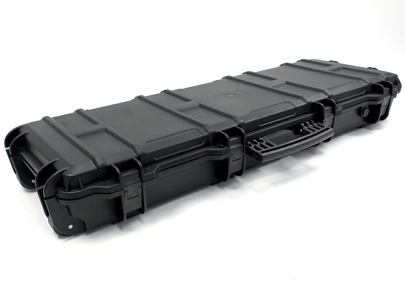 【楽天市場】MILITARYBASE ハイプロテクション ワイドライフル ハードガンケース 35L/101cm BK 耐衝撃性と耐荷重に優れ