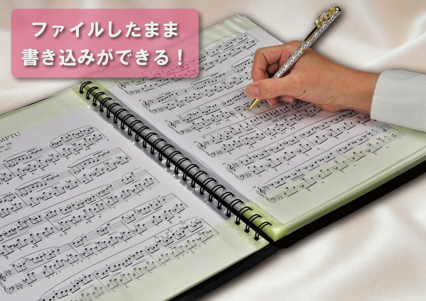 楽天市場 楽譜ファイル A４楽譜入れ バンドファイル 10 コーラス用 Bf2115 楽器問屋