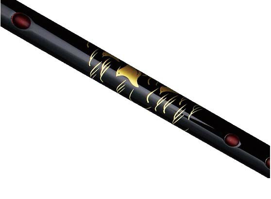 楽天市場】篠笛 獅子田 竹峰 蒔絵 蔦 七本調子 大塚竹管楽器 七つ穴 六
