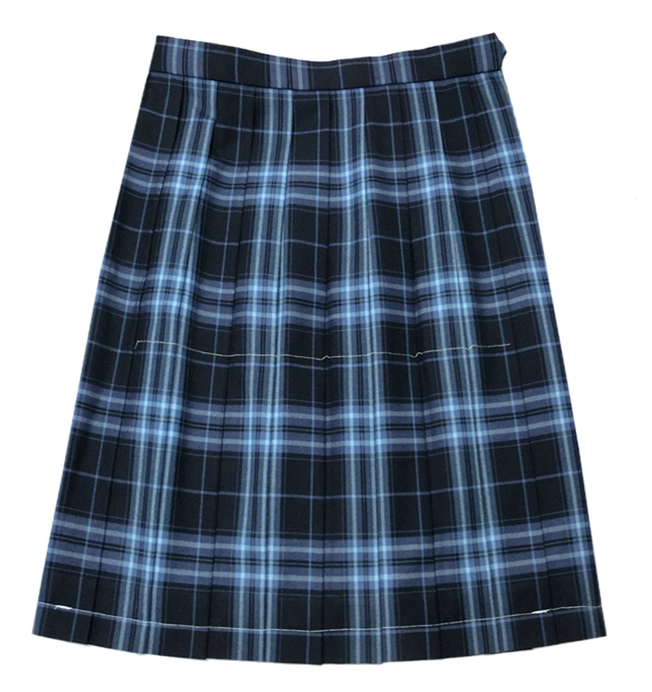楽天市場】制服スカート 紺赤チェック柄 W60〜72 丈45 Bencougar
