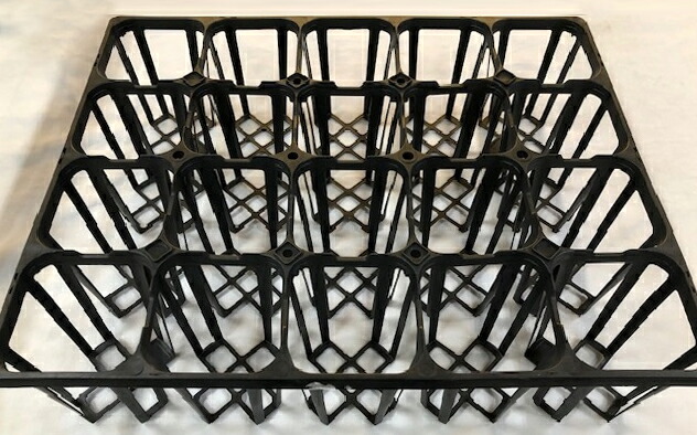 トレー２０枚 楽天市場】ハーフトレー 20穴 TO-40-20HT プラスチックトレイ 黒