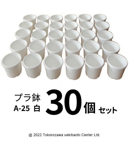 楽天市場】プラ鉢 A-25 白(ホワイト)35個セット + 専用トレー 楽天市場】プラ鉢 A-25 白(ホワイト)35個セット + 専用トレー