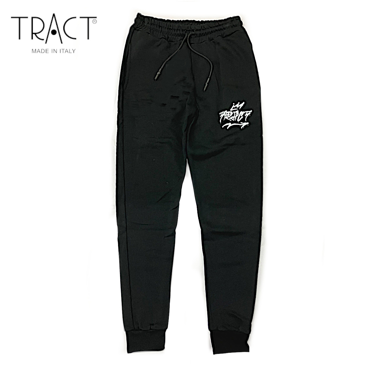【最安値！！アウトレット品】TRACT（トラクト）スウェットパンツ ブラック ユニセックス TRF203WWJ 送料無料 TRACT RIB PANTS