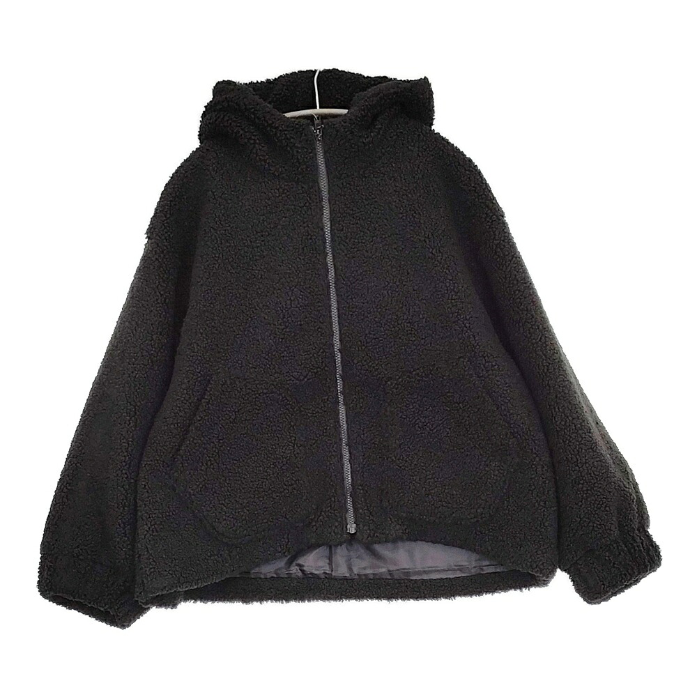 MARMARMAR ボアフードブルゾン 定価25960円 4-870061 パーカー ブルゾン 25AW ブラック レディース マーマーマー【中古】6-0219T