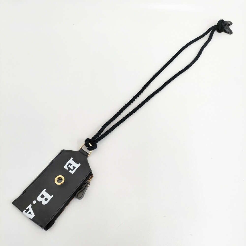 ebagos スマートフォンケース・6号PVC 合切袋 持ちはこぶ・スマホアクセサリー 黒いこと レディース エバゴス【中古】6-0421G
