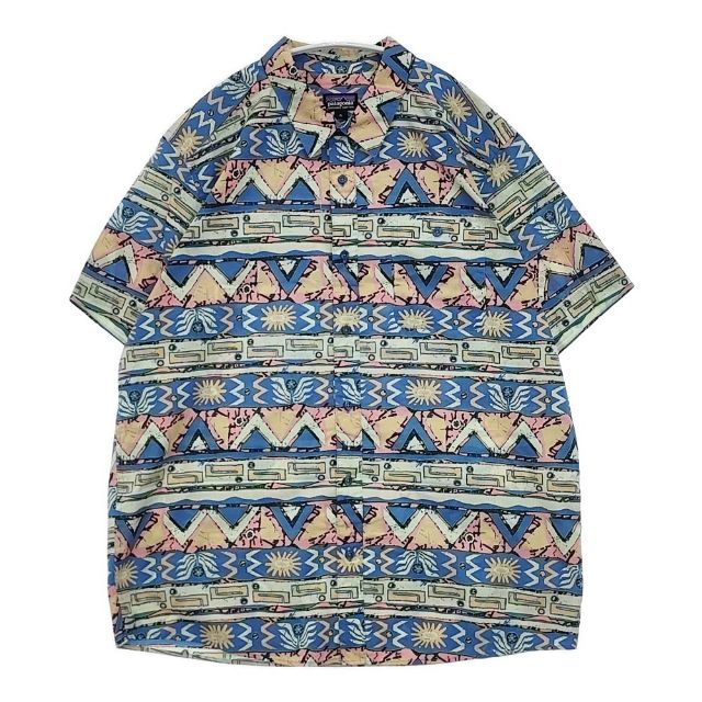 patagonia Go To Shirt ゴートゥーシャツ 52691 オーガニックコットン 大いさXL 半袖プルオーバー SP24 マルチ色合い メンズ パタゴニア【中古】6-0422S トップス-メンズファッション-カジュアルシャツ