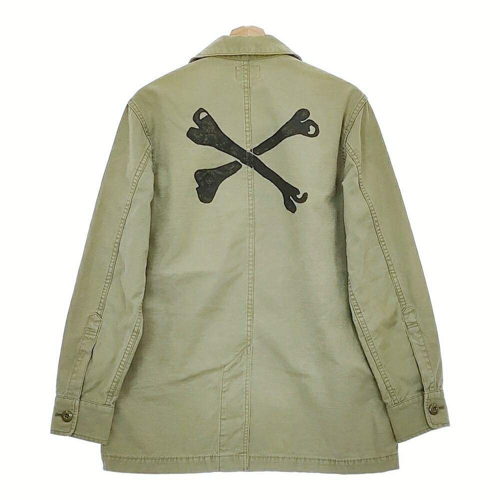 WTAPS DOCTOR L/S クロスボーン 141GWDT-SHM10 サイズ2 長袖シャツ カーキ メンズ ダブルタップス【中古】5-0208M|ブランド古着の専門店 ジージー