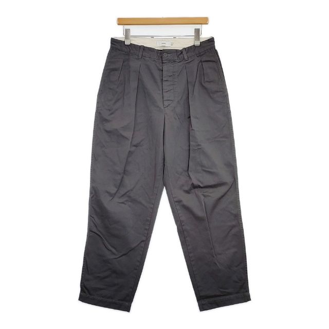 Graphpaper GM221-40208B Westpoint ChinoTuck Tapered Pant  チノズボン下 薄墨色 メンズ グラフ記録調査報告【中古】6-0523G