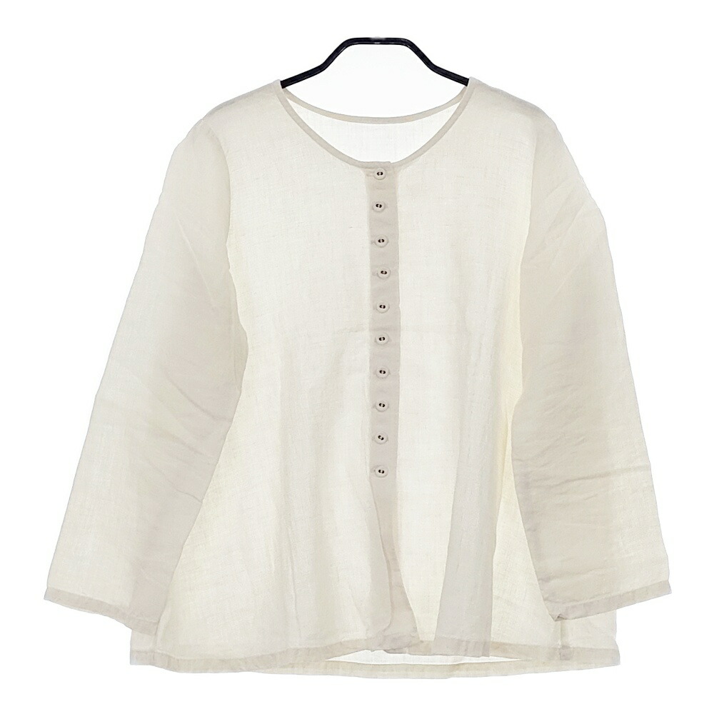 2023AW ネストローブnest Robe リネンレース　スモックブラウス 8102000012419_1.jpg?v=