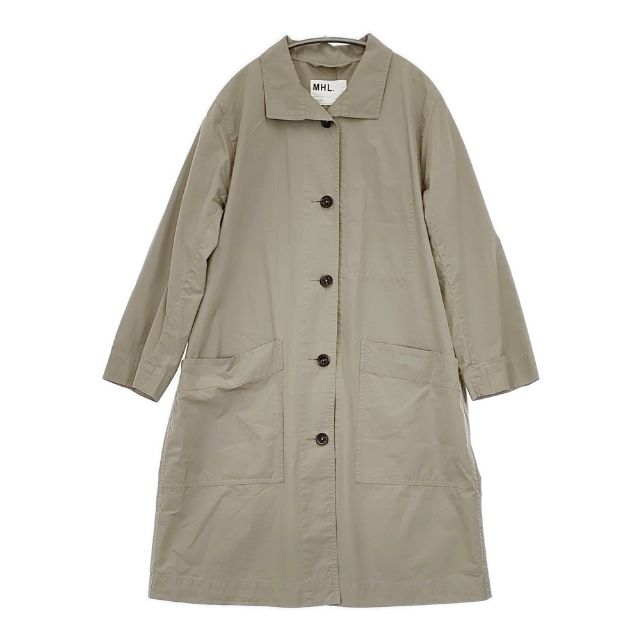 MHL, カーキ ステンカラーコート M MHL. マーガレットハウエル MARGARET HOWELL *コットンステン