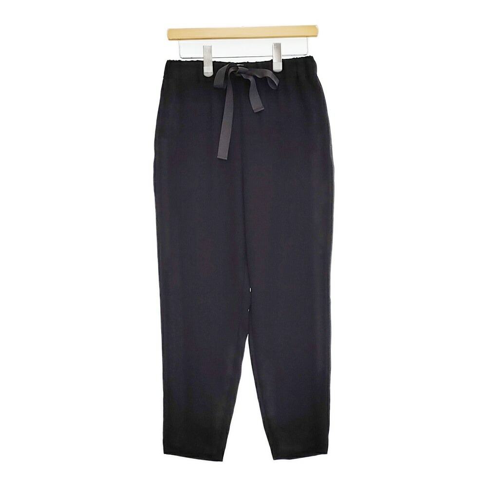 saqui 　サマーテーパードパンツ リボン付き saquiのサマーテーパードリボンパンツ あのひとに着てもらいまし