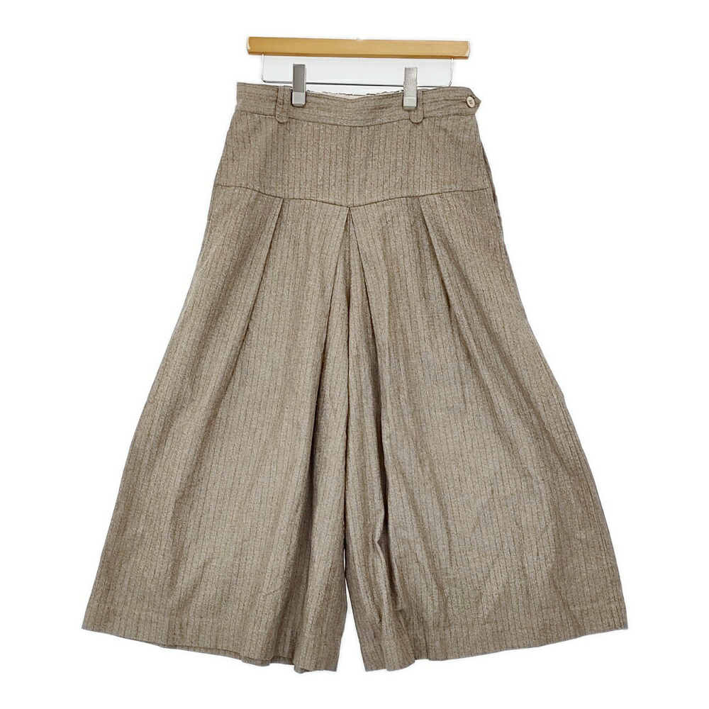 45R 撚杢コットンツイードのキュロットスカート 楽天市場】45R/45rpm 撚杢コットンツイードのキュロットスカート