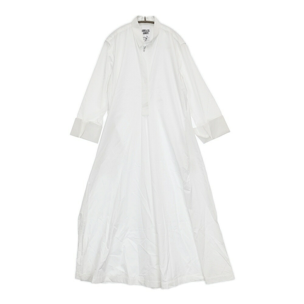 GABRIELA COLL GARMENTS NO.46 POPLIN Oversized Kurta クルタ THOMAS MASON 衣装 25SS 白 ガブリエラコールガーメンツ【中古】5-0614M
