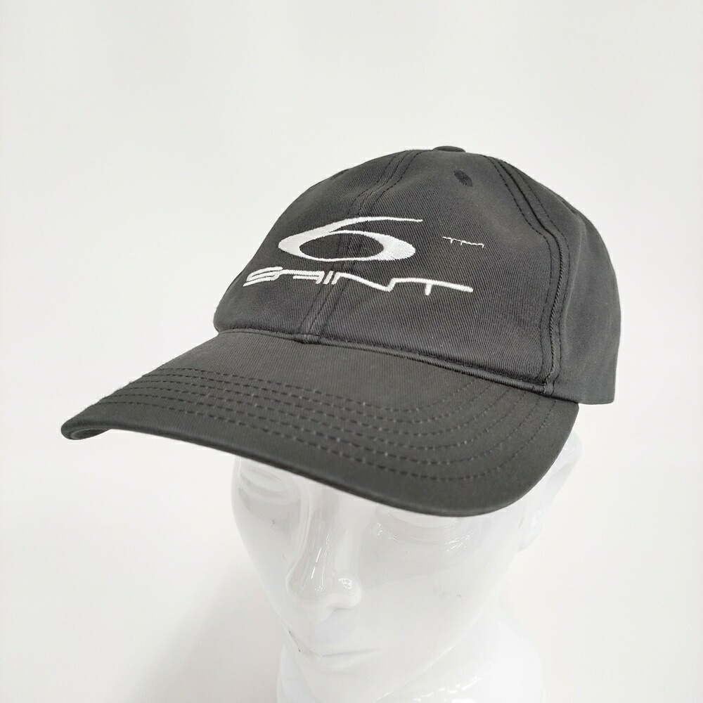 SAINT MICHAEL SAINT 6 ヴィンテージ産業 かぶり笠 SAINT Mxxxxxx SM-HR1-0000-091 刺しゅう 通貨価値24200円 旗がしら 25SS 黒いこと メンズ 仙マイケル【中古】6-0526G