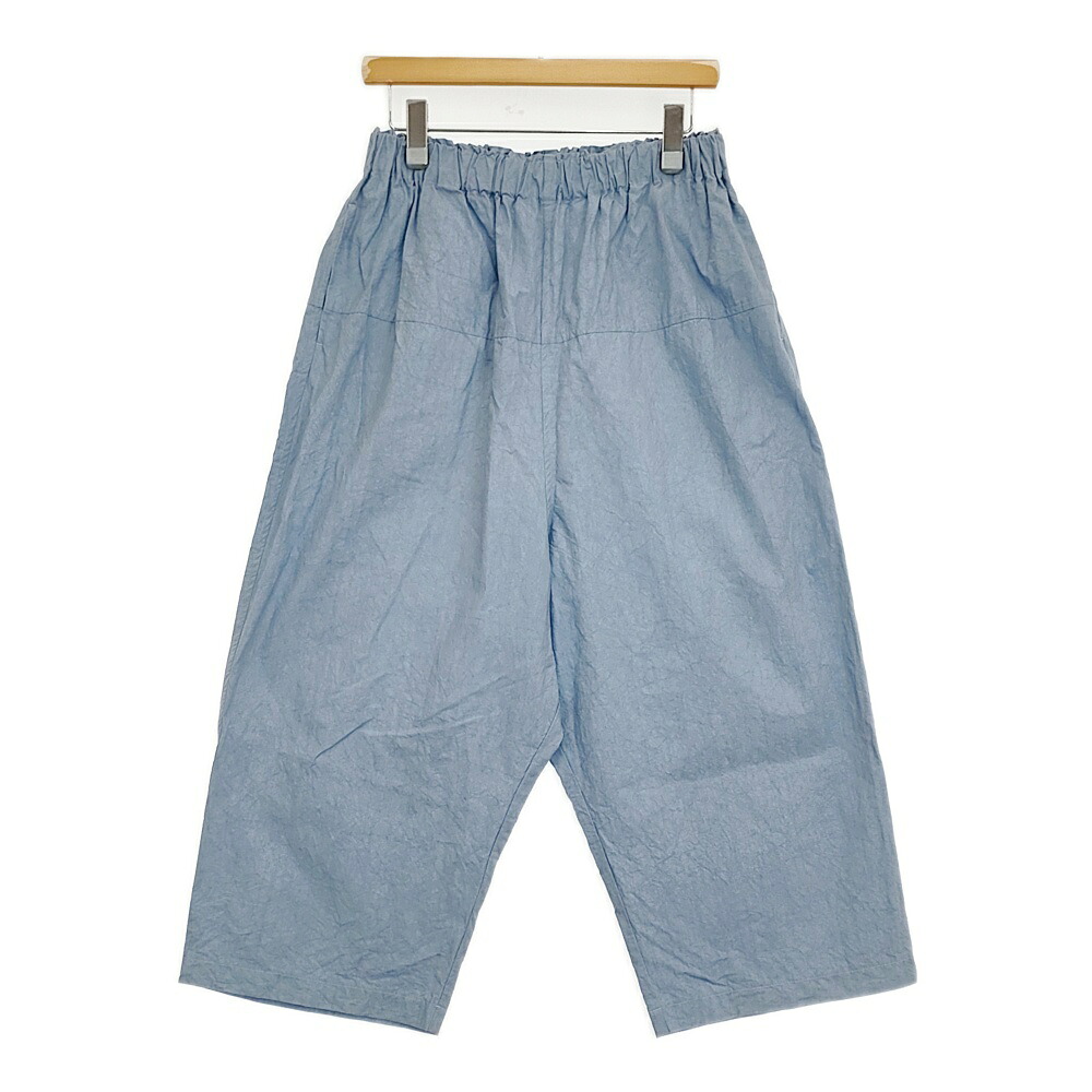 veritecoeur コットンタイプライター イージーヨークパンツ 定価24200円 VC-2546A パンツ ブルー BLUE レディース ヴェリテクール【中古】6-0307M