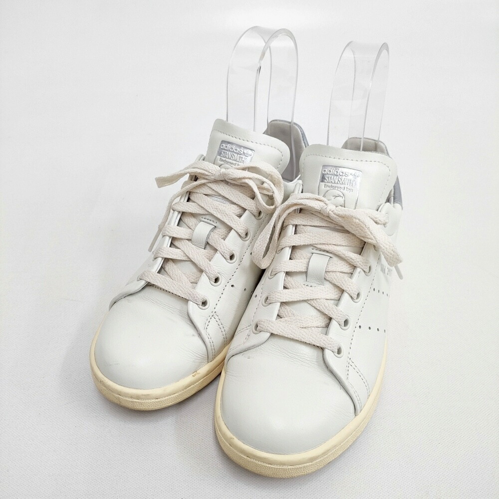 adidas/SLOBE IENA Stan smith Lux for Slobe Iena 23糎 必要経費15340円 スニーカー 象牙色 レディース アディダス/スローブイエナ【中古】6-0208G レディース靴-靴