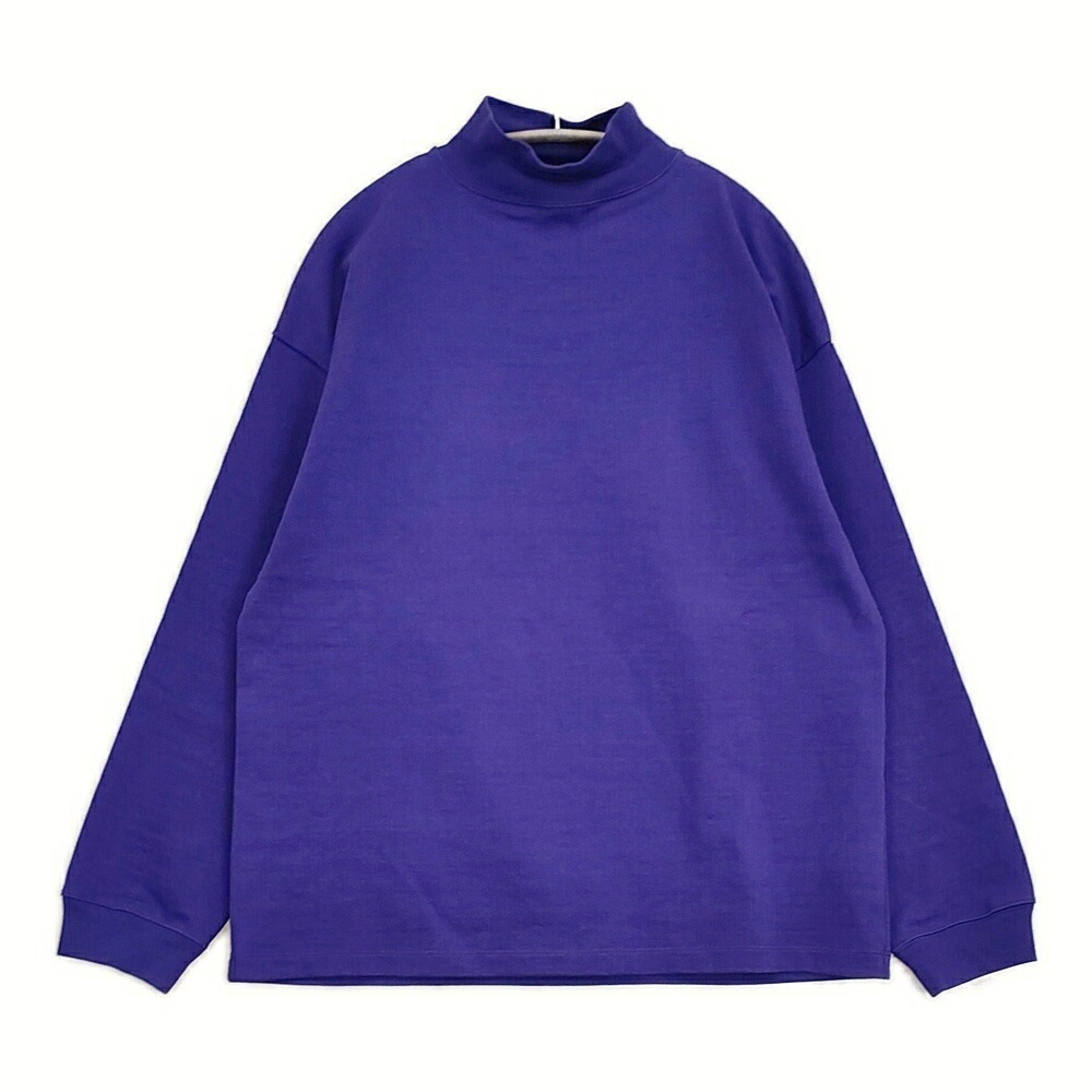 veritecoeur ハイネックテンジクカットソー 大きさ1 通貨価値24200円 VCC-454U 長袖Ｔシャツ ロンＴ パープル ユニ一発やる ヴェリテクール【中古】6-0505M