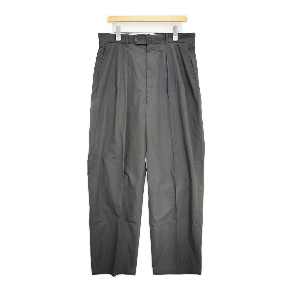 Steven Alan ベリーマエックス ツープリーツ ドレス トラウザーズ サイズXL パンツ 24SS ブラック系 メンズ スティーブンアラン【中古】6-0320M