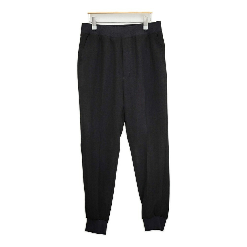 N.HOOLYWOOD RIBBED EASY PANTS 定価36900円 サイズ40 イージー リブ パンツ 24AW ブラック メンズ エヌハリウッド/ミスターハリウッド【中古】6-0320M