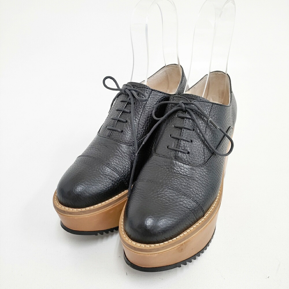 Vivienne Westwood ロッキンホース ウエッジ 厚底 アクセサリーズ サイズ39 982002 シューズ・靴 ブラック ブラウン レディース ヴィヴィアンウエストウッド【中古】6-0323G
