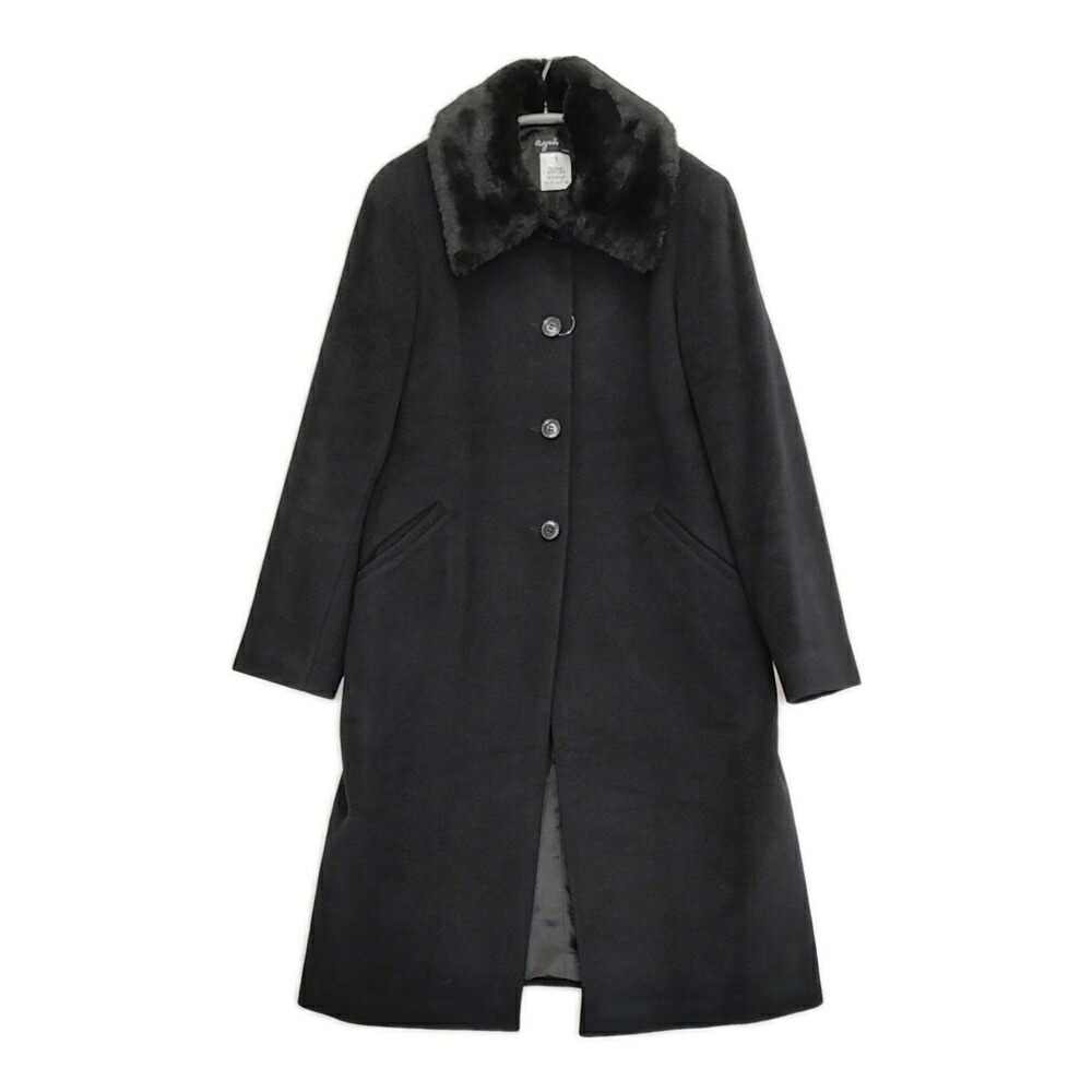 新品コート38 To ★b. by agnes b. To b. by agnes 「To b.」 ノーカラーコート 38 ホワイト レディース