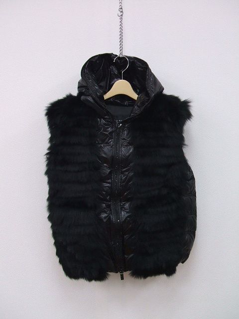Dartin Bonaparto FOXフロントべスト 新品タグ付 52 定価160000円 ダウンベスト ブラック メンズ ダルタンボナパルト【中古】2-1107A