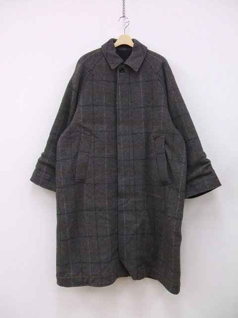 YOKE FIVE COLORS PLAID WOOL 3WAY BAL COLLAR SHARE COAT GREY PLAID ステンカラーコート グレー ヨーク 定価84000円【中古】1-0928T♪ 楽天市場】YOKE FIVE COLORS PLAID WOOL 3WAY BAL COLLAR SHARE COAT