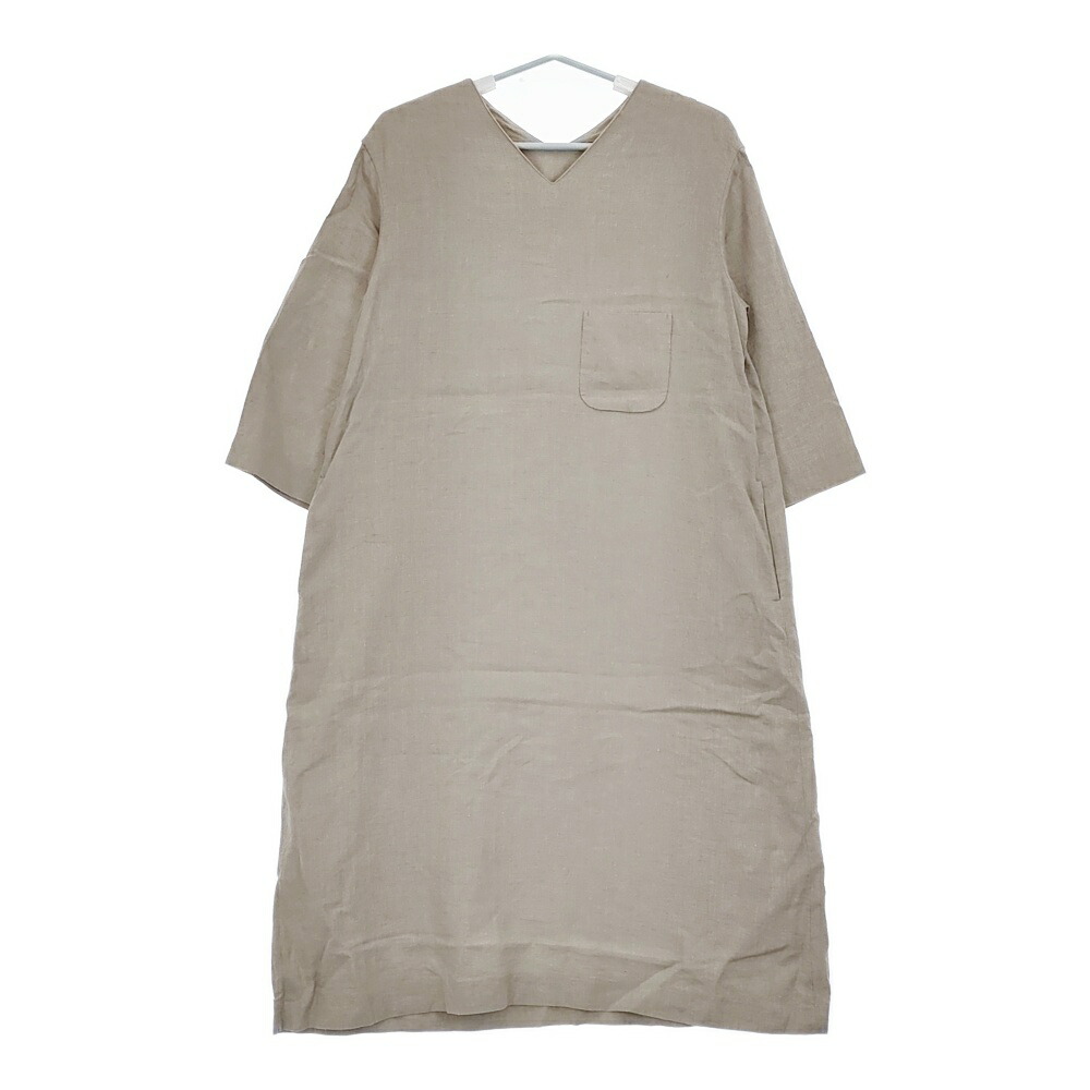 ゴーシュ G181-E007 スパンシルクリネンワンピース サイズ2 Vネック ワンピース ベージュ レディース ゴーシュ【中古】5-0328M♪ 楽天市場】ゴーシュ G181-E007 スパンシルクリネンワンピース サイズ2