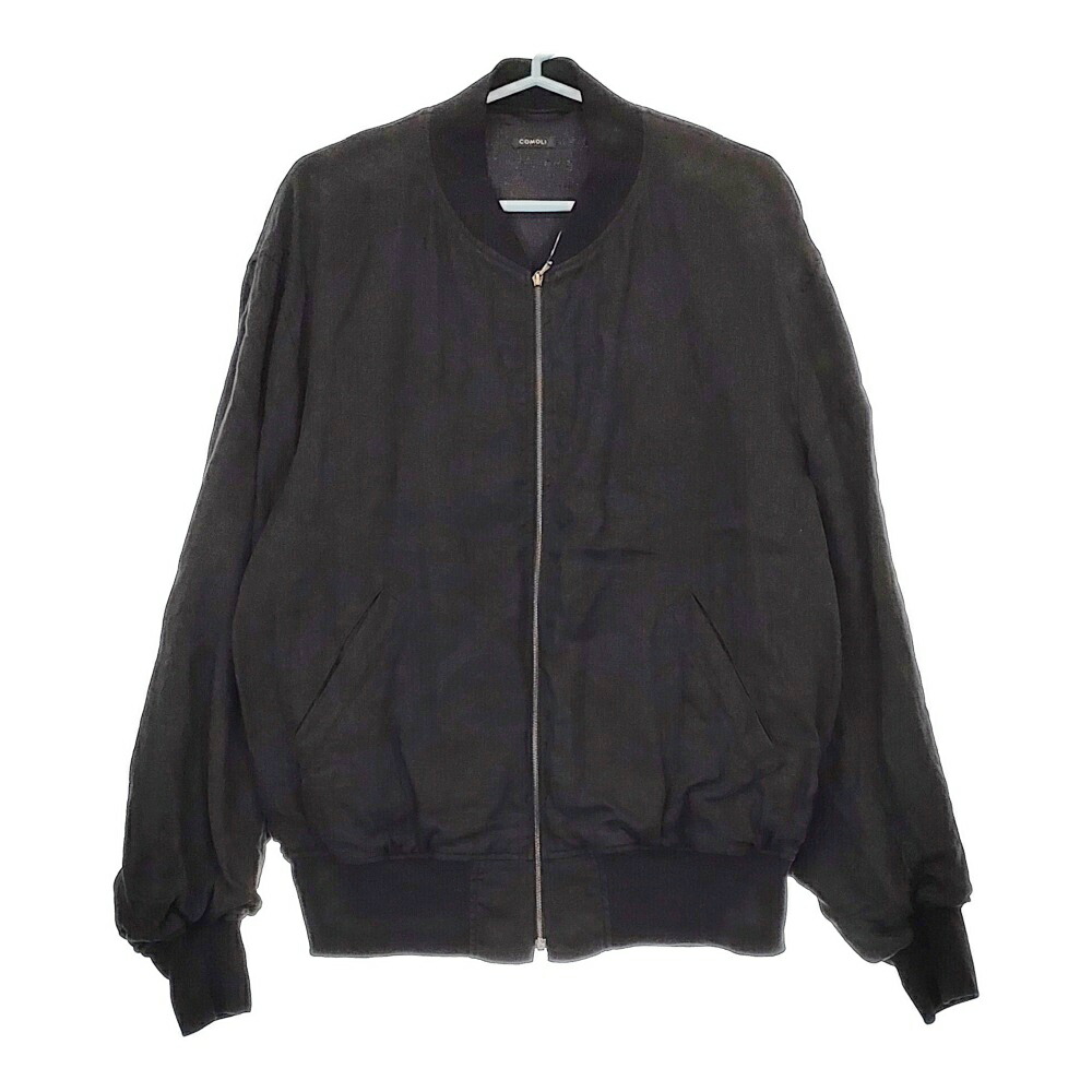 comoli リネンwクロスジップブルゾン23ss 3