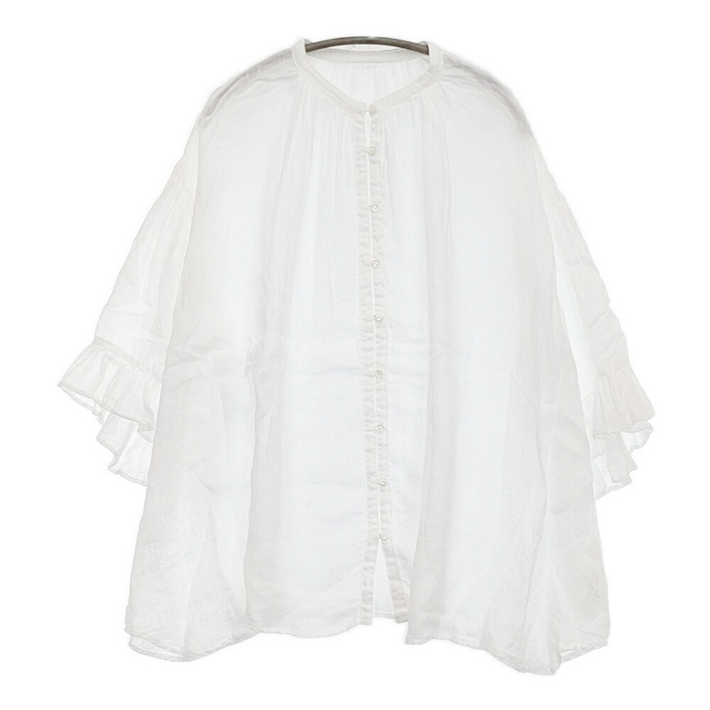 24SS nest Robe リネンガーゼケープ袖ブラウス 楽天市場】【中古】nest Robe 24SS リネンガーゼケープ袖