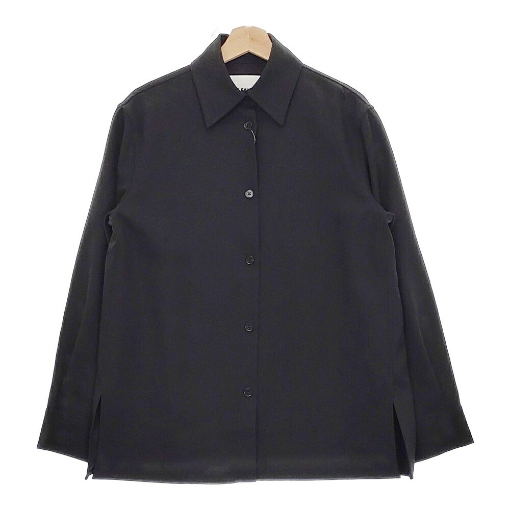 JIL SANDER ジルサンダー 22AW レースニットカラーレーヨンドレスシャツ J02DL0015 アイボリー系 32 IT4IG0MT60HC JIL SANDER ジルサンダー 22AW レースニットカラーレーヨン