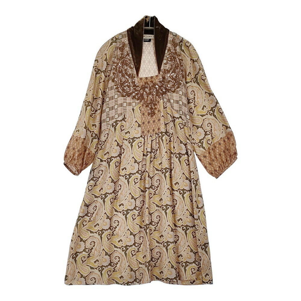 楽天市場】ETRO エトロ アパレル ペイズリー柄 袖あり ワンピース