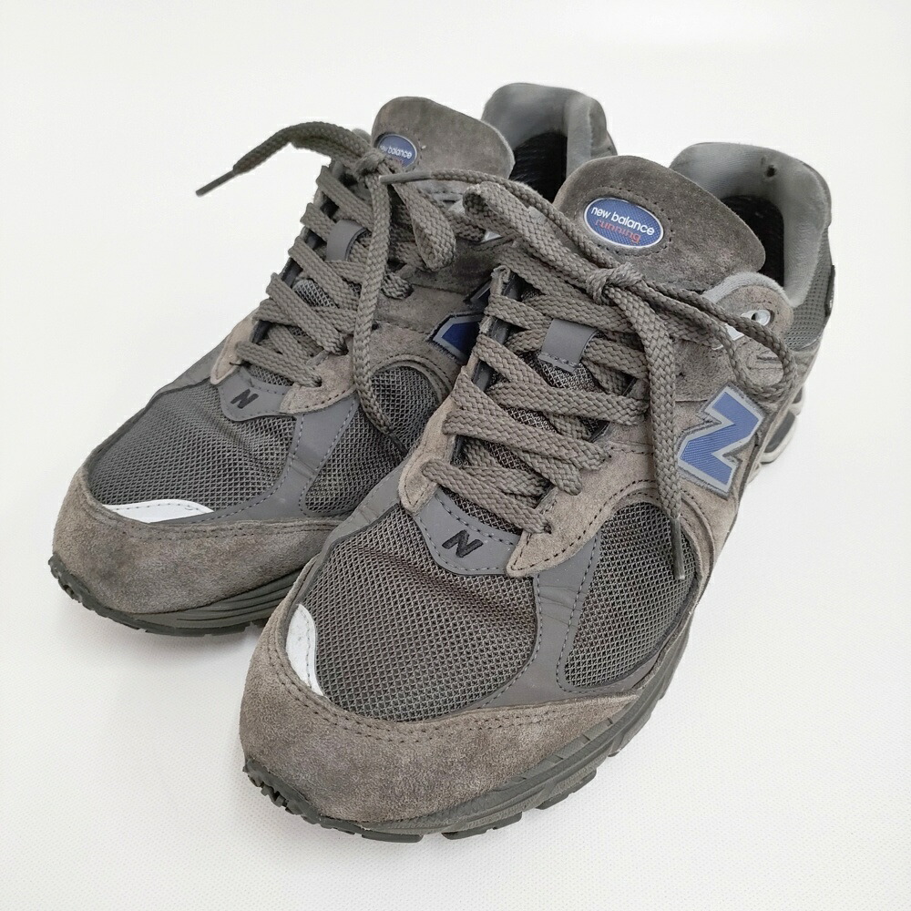 NEW BALANCE/BEAMS BEAMS別注 M2002RXE 27糎 ゴアテックス スニーカー 濃灰色薄墨色 メンズ ニュー平衡にする/ビームス【中古】5-1128G