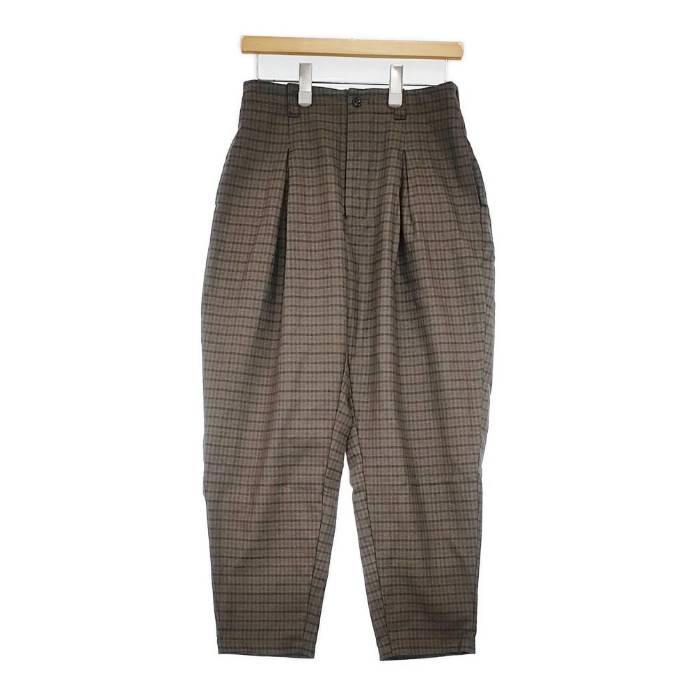 楽天市場】nest Robe ネストローブ ウール サルエル パンツ カーキ F