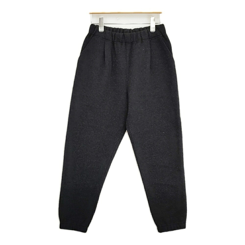 evam eva press wool pants サイズ1 定価35200円 E253K093 ウールイージー パンツ 25AW ブラック レディース エヴァムエヴァ【中古】6-0227T|ブランド古着の専門店 ジージー