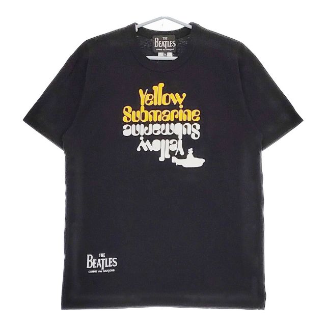 コムデギャルソン The Beatles 新品 希少サイズ Ⅼ Tシャツ コムデギャルソン ビートルズ ロゴTシャツ（CDG BEATLES