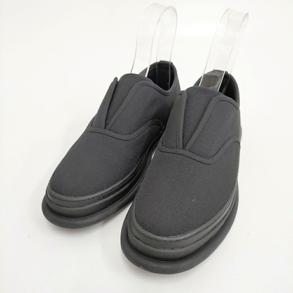 ISSEY MIYAKE MEN スリッポン 大きさ41 ME03-AJ002-15 スニーカー 黒いこと メンズ イッセイミヤケ メン【中古】6-0316G