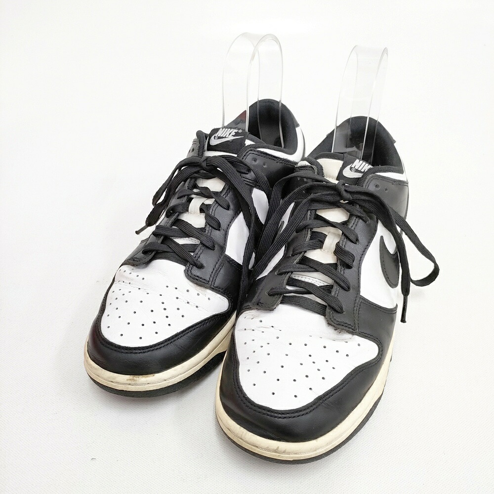 NIKE DUNK LOW RETRO ダンク DD1391-100 サイズ28cm スニーカー ホワイト ブラック メンズ ナイキ【中古】5-1225G