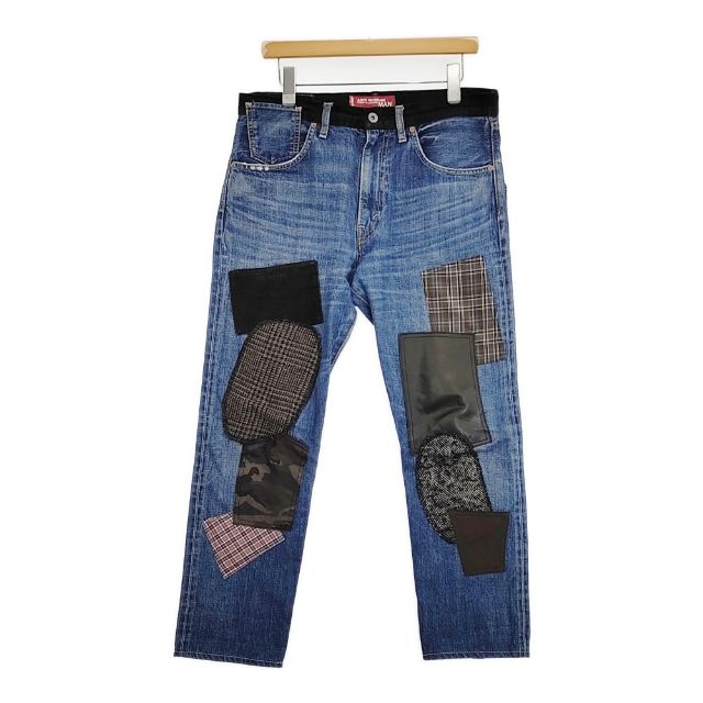 COMME des GARCONS JUNYA WATANABE MAN/Levi's パッチワーク 再構築 デニムパンツ AD2017 ブルー メンズ ジュンヤワタナベマン/リーバイス【中古】6-0326G