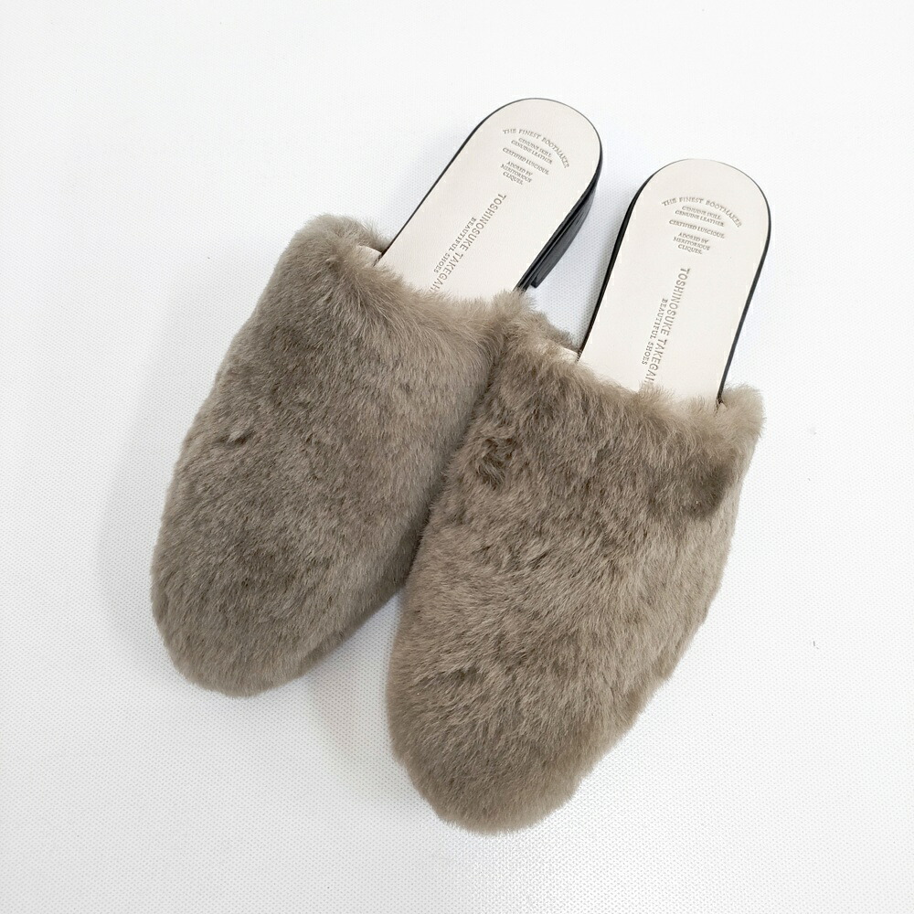 BEAUTIFUL SHOES 新品 MOUTON SANDALS 23.5cm ファー ムートン 定価52800円 サンダル ブラウン レディース ビューティフルシューズ【中古】5-0108T 11,165円