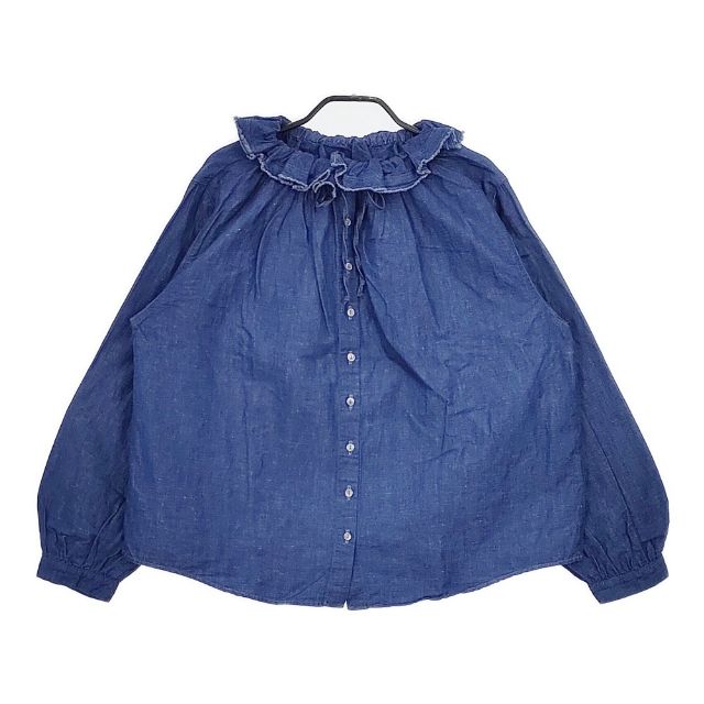 2024美品nest Robe リネンラミーフリルネックチュニック 2024美品nest Robe リネンラミーフリルネックチュニック