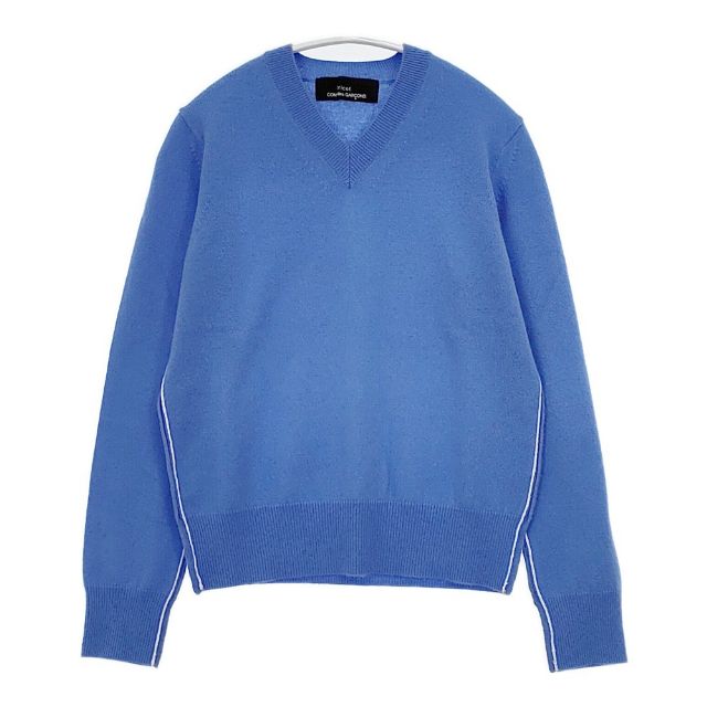 tricot COMME des GARCONS カシミヤ サイドライン セーター ニット AD2015 ブルー レディース トリココムデギャルソン【中古】6-0125T｜ブランド古着の専門店 ジージー